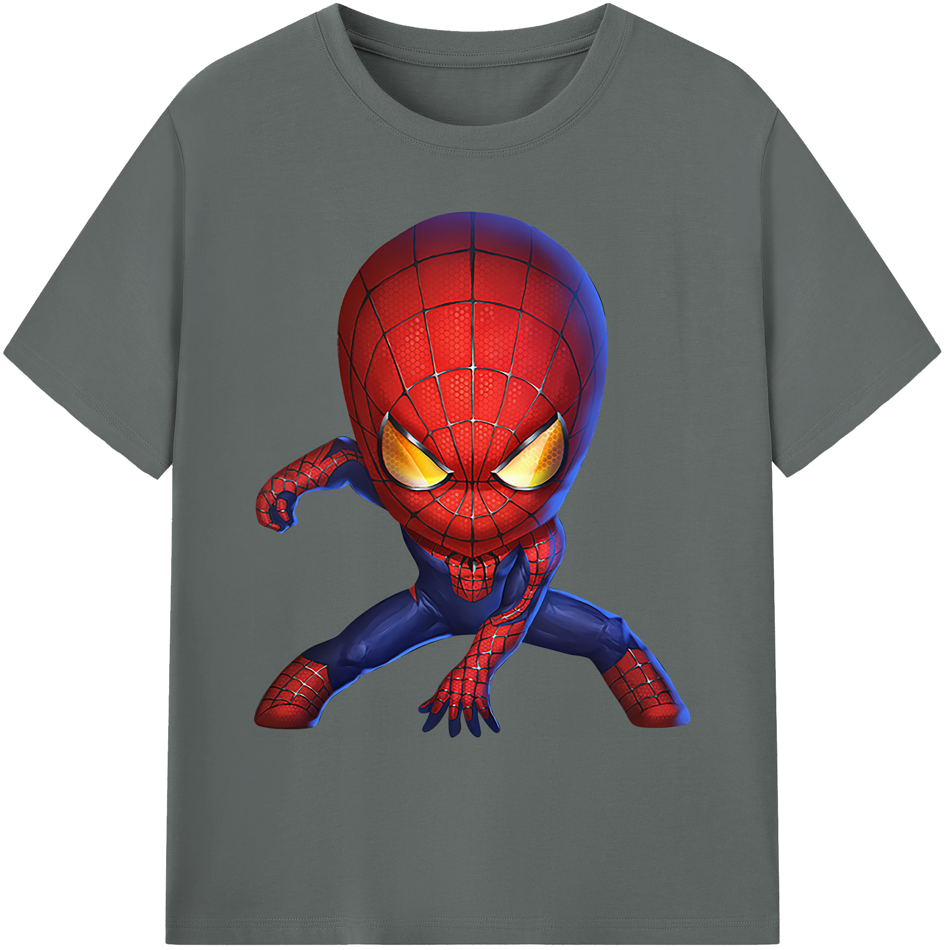 （画像用） Spider Man スパイダーマン 綿100％ メンズ半袖Tシャツ｜肌触りやわらか＆通気性